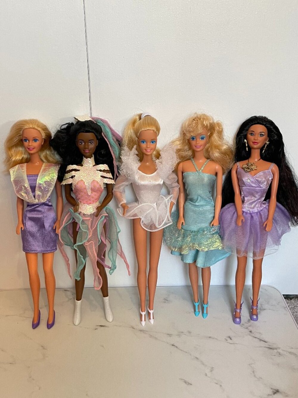 Vintage 1980s and 1990s Barbie and Kira Dolls - Lot of 5